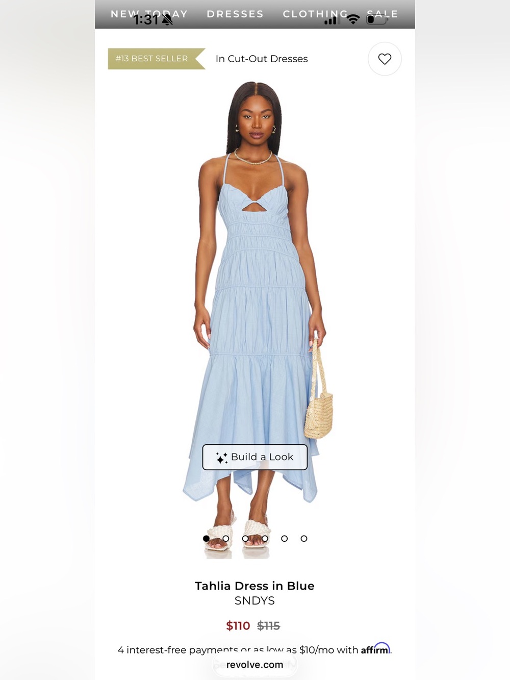 Popular REVOLVE/Tahlia Dress in Light Blue